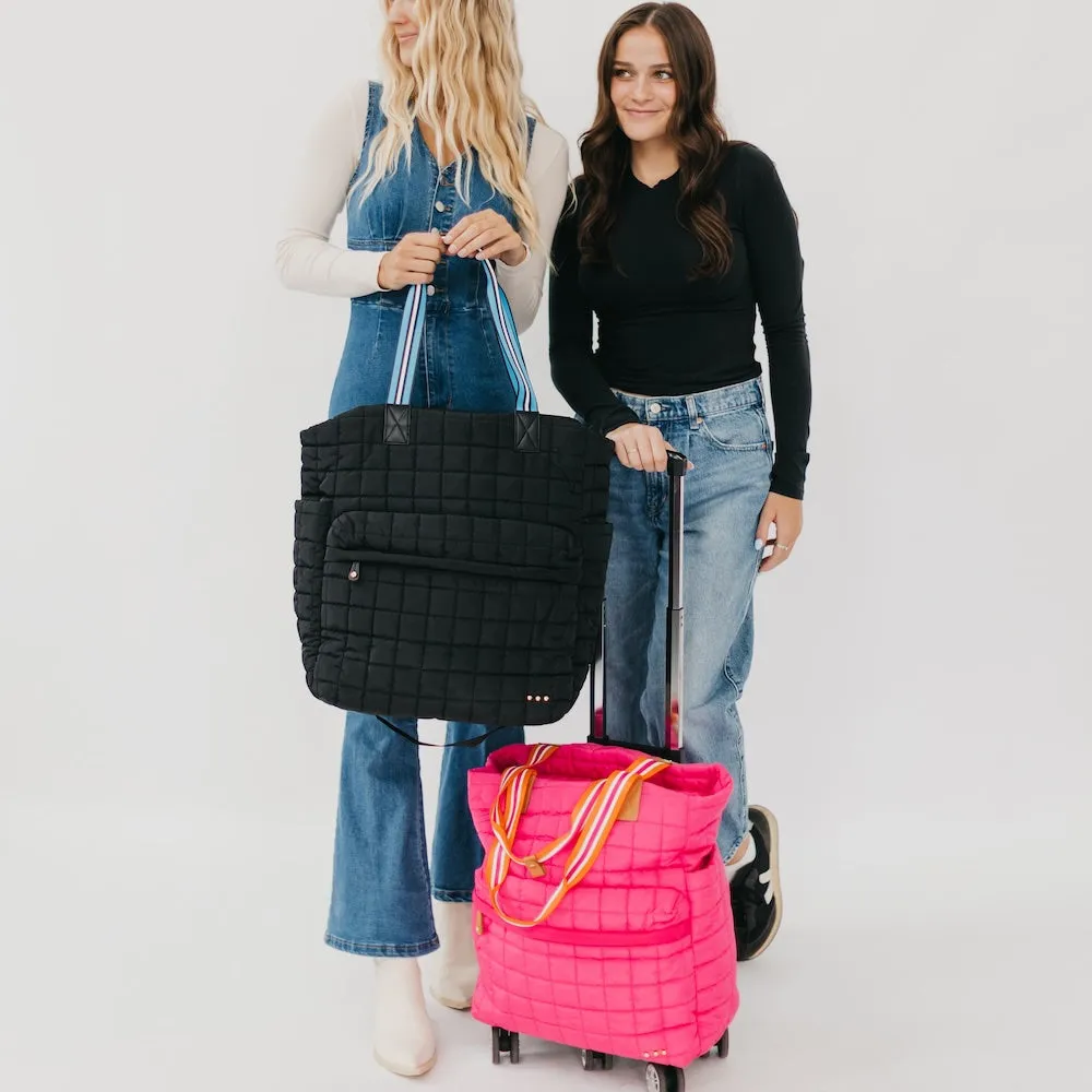 Tenley Quilted Tote Roller Bag by Pretty Simple