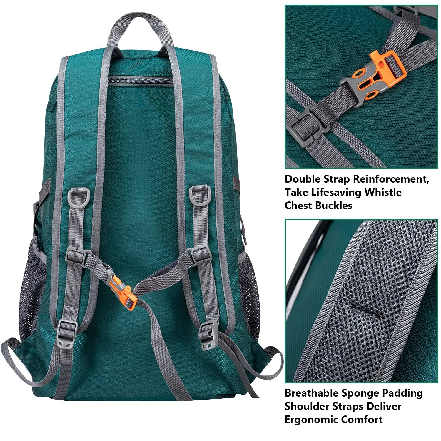TOMULE Camping Hiking Daypacks, 40L Lightweight Packable Hiking Backpack Travel Backpack for Women Men