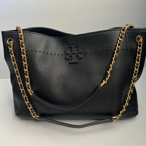 Tory Burch McGraw Chain-Shoulder Slouchy Tote