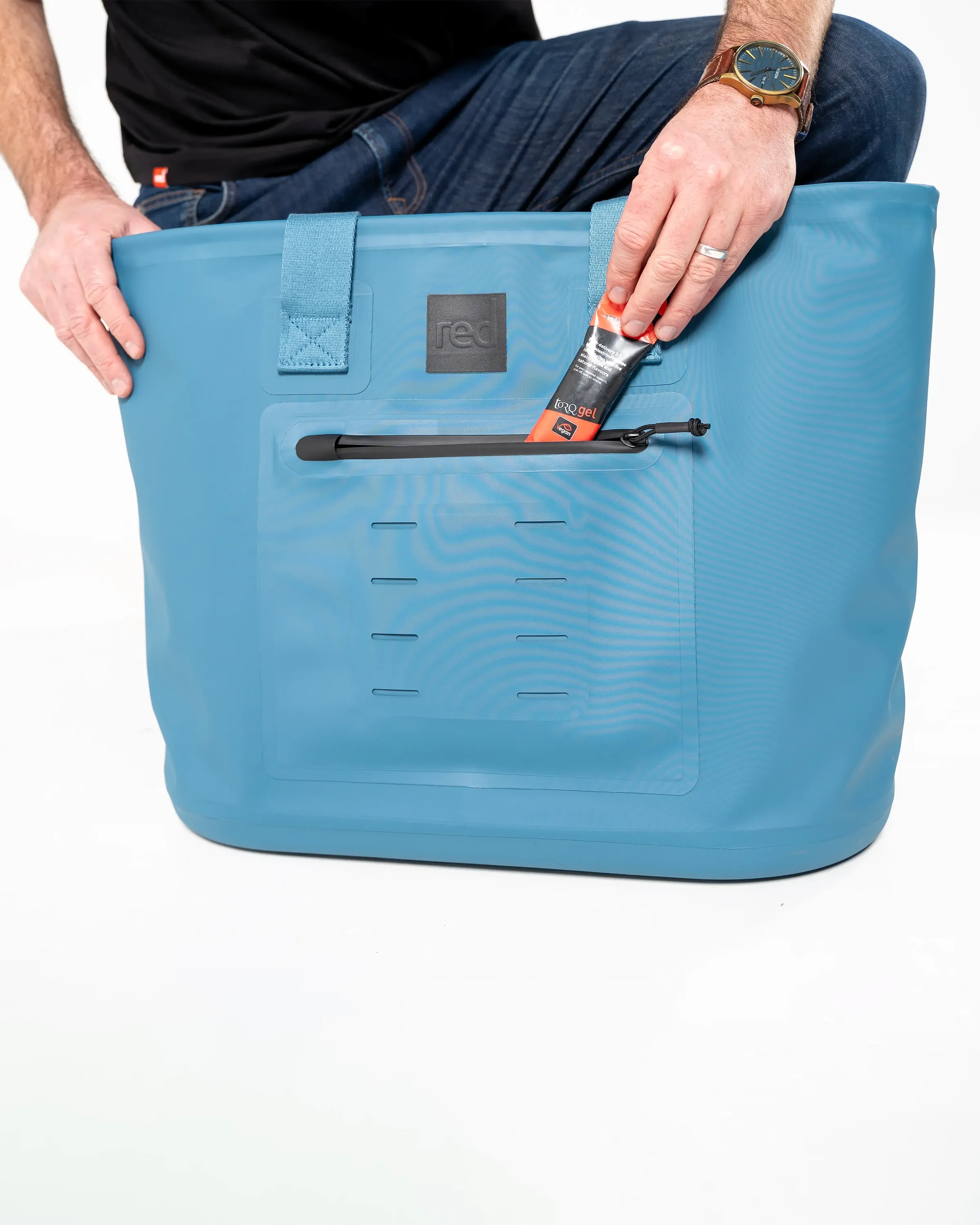 Waterproof Tote in Storm Blue