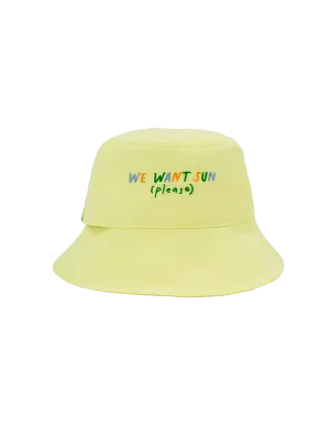 We Want Sun Kids Pocket Bucket Hat